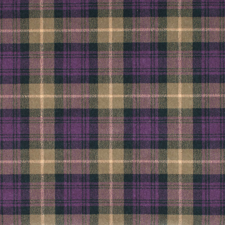 Heather Green Tartan Rug Stevens & Graham