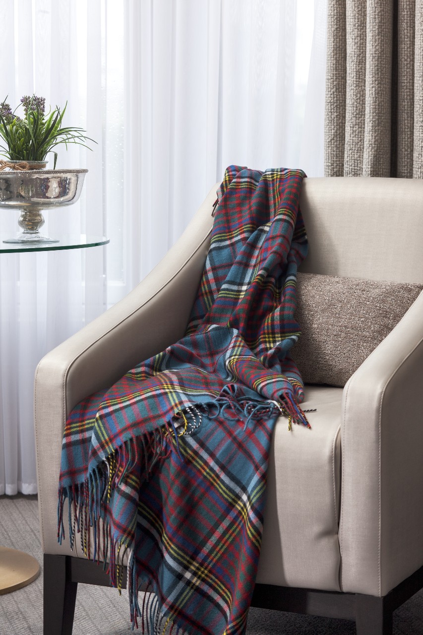 Anderson Lambswool Throw Stevens Graham