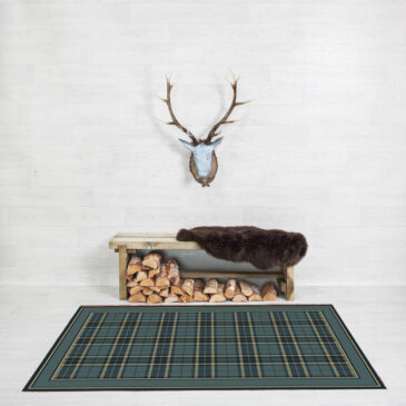 Ballathie Tramline Border Rug