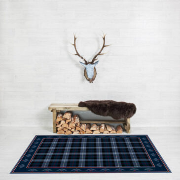 Davidson of Tulloch Thistle Border Rug