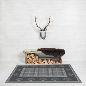 Loch Awe Thistle Border Rug