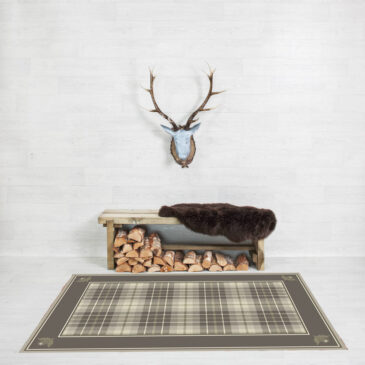 Oakmore Thistle Corner Border Rug