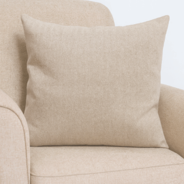 Cream Herringbone Cushion Cover