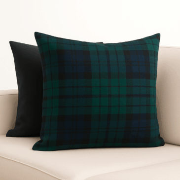 Black Watch Wool Cushion Cover