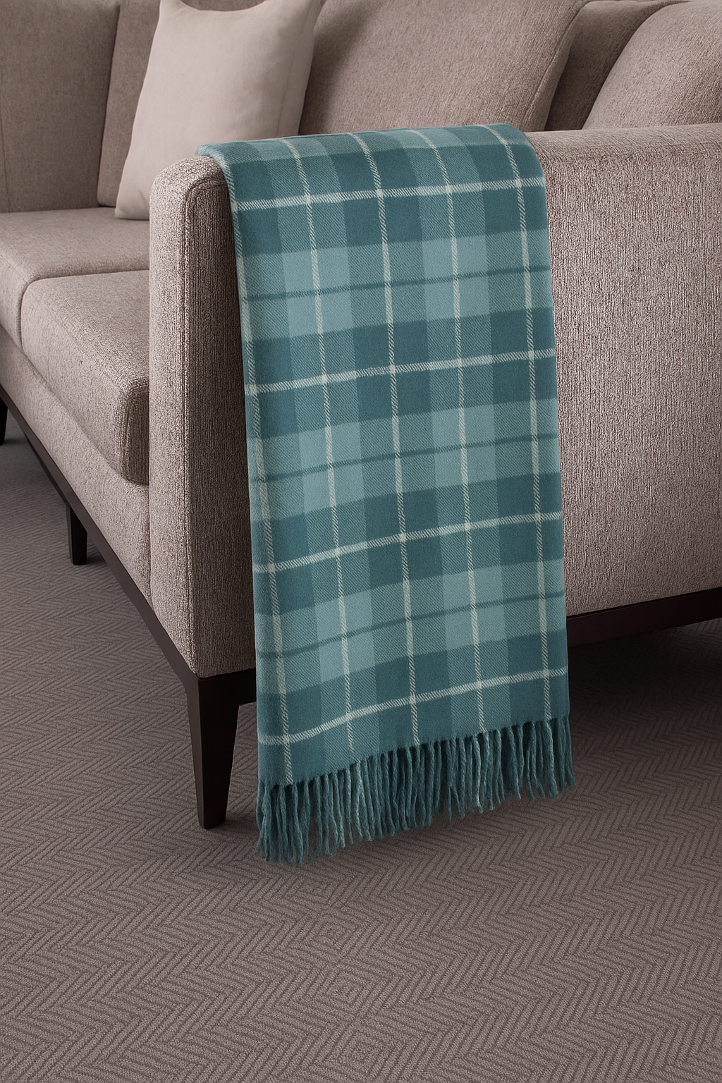 Bay of the Glen Tartan Lambswool Throw