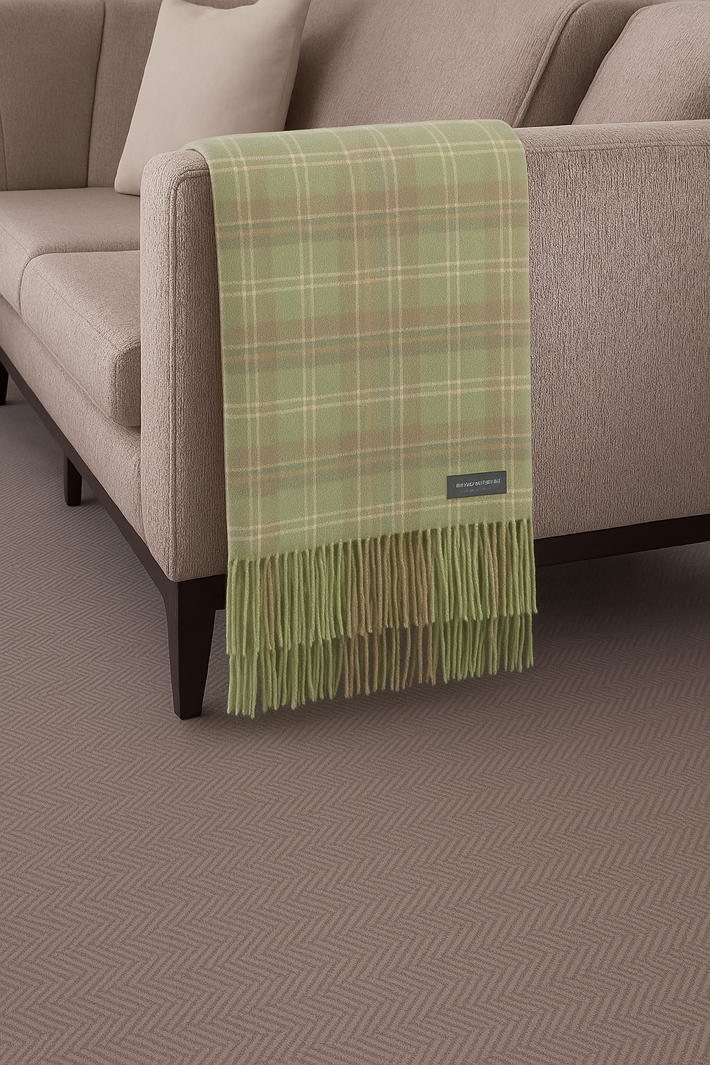 Lochfern Woods Tartan Lambswool Throw