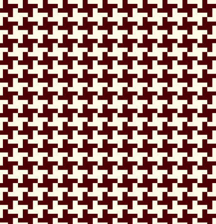 Burgundy Houndstooth Carpet