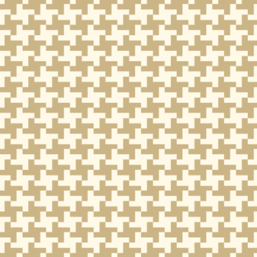 Cream Houndstooth Rug
