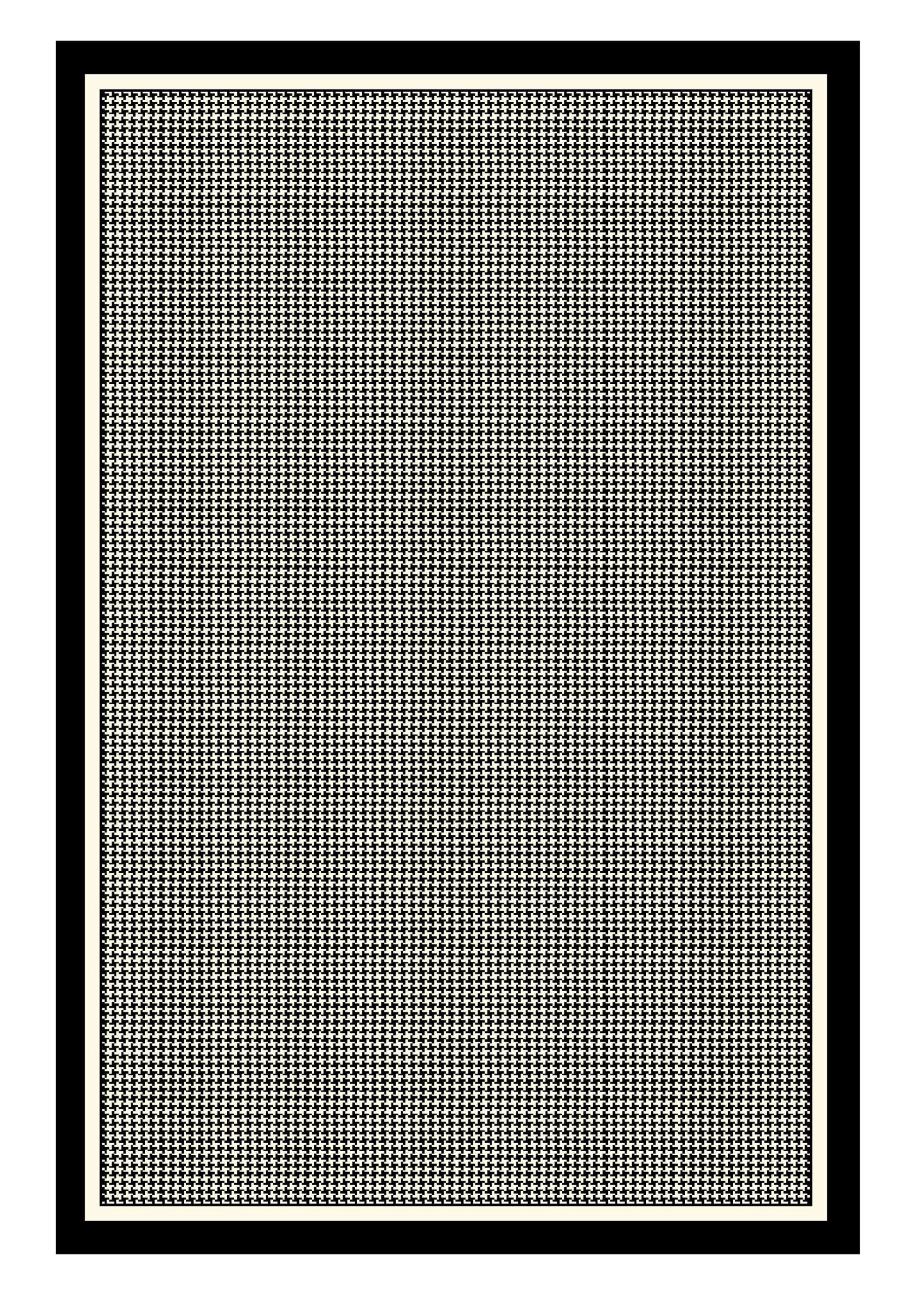 Houndstooth Tramline Border - Image 2