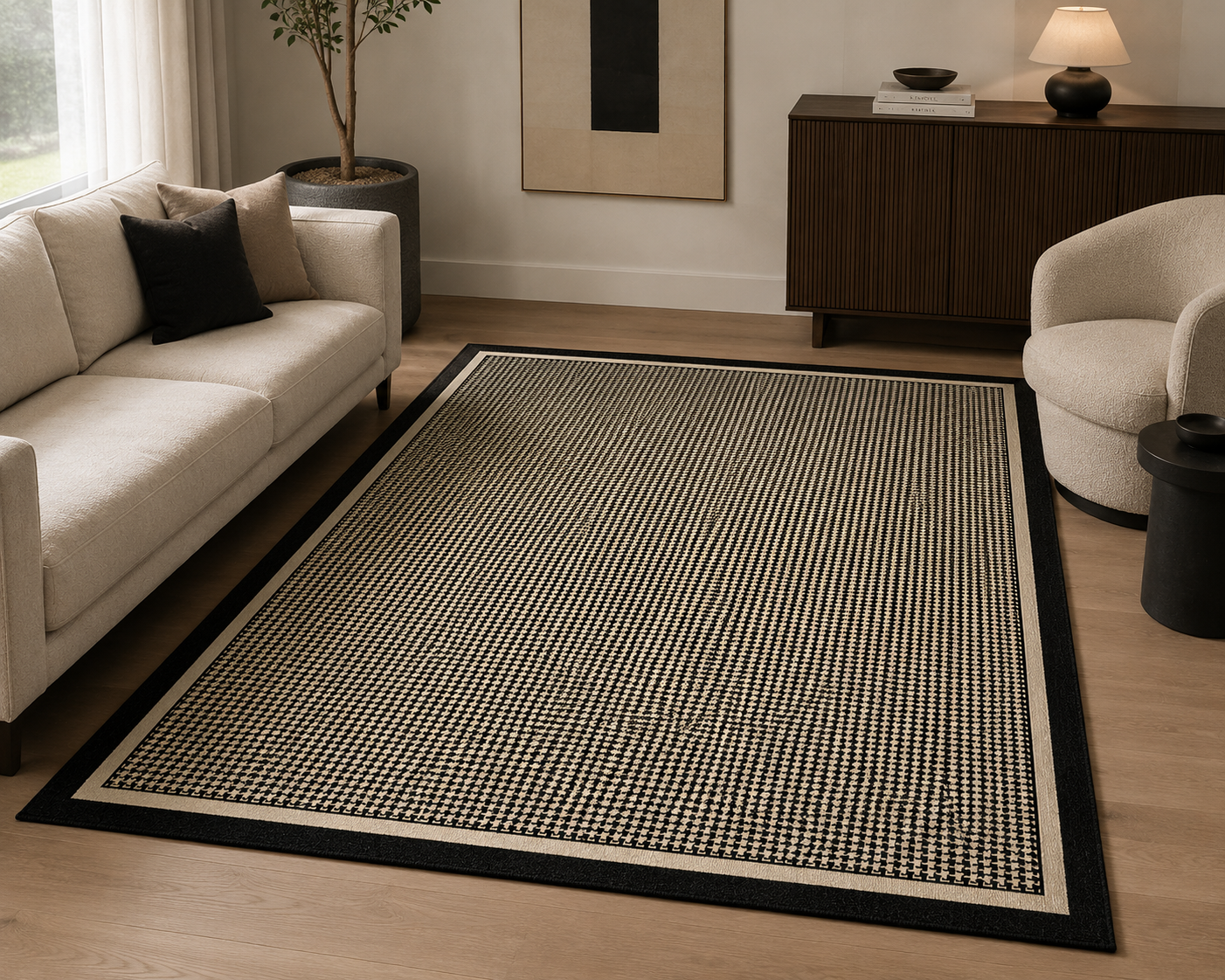 Houndstooth Tramline Border - Image 4